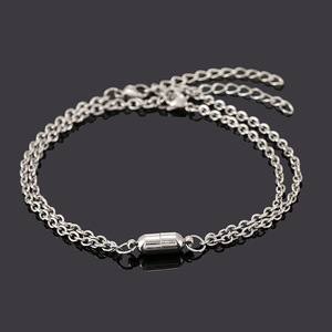 Acero inoxidable amistad 2 piezas pareja imán atraer pareja pulsera hombres mujeres encanto pulsera amante regalo - Product Image 3