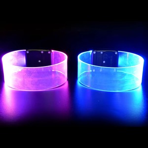 Led Light Up Armbanden Met Magnetische Gesp Glow Rave Halloween Verjaardagsfeestje Gunsten Led Verlichting Polsband Magnetische Clip - Product Image 6