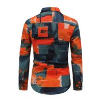 Blus Pria Musim Panas Gaya Bohemia Terbaru, Kancing Kerah Lipat, Bahan Rajut Satin Bernapas, Motif Etnik, Kasual Pantai, Lengan Pendek