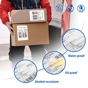 Kammit Ready to Ship Fanfold 4 "X 6" <span class=keywords><strong>etichette</strong></span> termiche dirette 500 pezzo Per pila etichetta termica di spedizione - Product Image 5