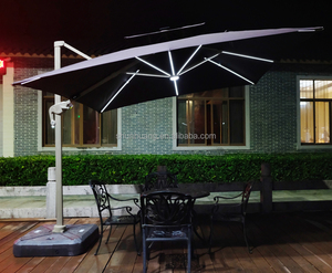 Sombrilla de Jardín en Cantilever para Exteriores, Resistente al Agua, con Luz LED, Venta Directa de Fábrica - Product Image 5