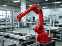 Bras robotisé 6 axes 12 kg 2010 mm ±0,07 mm IP65 CE pour la manipulation et l'assemblage de composants automobiles de taille moyenne à grande
