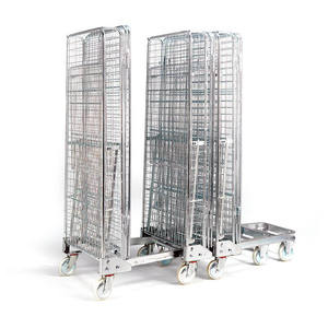 Industrial Roll Cart Heavy Duty <b>Laundry</b> Trolley for Warehouse Material Transport - Product Image 3