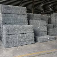 Panier Gabion 2x1x1m en fil galvanisé Galfan Zn-5Al 60x80mm, diamètre 2.0/2.2/2.4/2.5/2.7mm, pour travaux de protection contre l'érosion des supports de ponts et de découpe