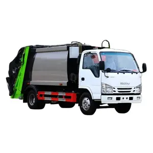 ISUZU 압축 쓰레기 트럭 폐기물 쓰레기 압축기 트럭 쓰레기 압축기 트럭