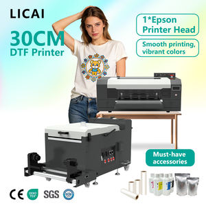<span class=keywords><strong>Imprimante</strong></span> DTF de bureau pour les entrepreneurs, tête d'impression unique, 30 cm, Impresora DTF pour t-shirts - Product Image 1