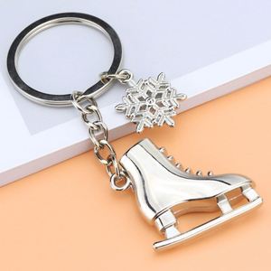 Llavero Metálico con Diseño de Esquí, Recuerdo Deportivo, Patín sobre Hielo, Snowboard, Panda, Regalo - Product Image 4