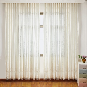 OEM Accept high quality voile <span class=keywords><strong>jaquard</strong></span> roll soft sheer curtain fabrics - Product Image 4