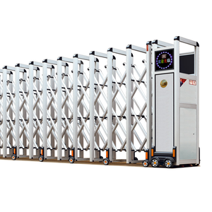 Portail télescopique rétractable électrique en aluminium, télécommande automatique pour école, usine, <span class=keywords><strong>villa</strong></span> - Product Image 3