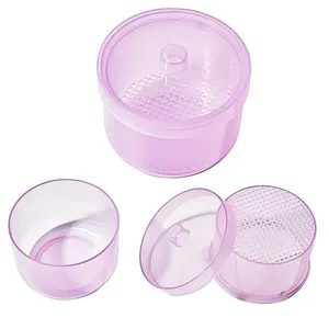 <b>Nail</b> Art Drill Bits Grinding Head Sterilizer Disinfection Box <b>Nail</b> <b>Tool</b> Cleaning Box Manicure Storage Case Clipper Accessories - Product Image 2