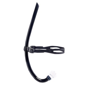 Tube respiratoire frontal en silicone intégral pour la <span class=keywords><strong>plongée</strong></span> libre, idéal pour l'entraînement à la natation et au snorkeling des enfants - Product Image 5