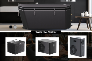 Portable Dual-Layer PVC <b>Inflatable</b> Cold Plunge Tub With Cover Bevel Design Match Water Chiller For Outdoor Sports Recovery - Product Image 4