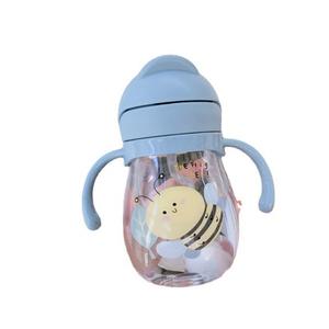 Gobelet à eau pour bébé en gros, paille, mignon, <span class=keywords><strong>anti</strong></span>-étouffement, sangle, boule de gravité, gobelet d'<span class=keywords><strong>apprentissage</strong></span> pour enfants de maternelle, poignée portable - Product Image 5