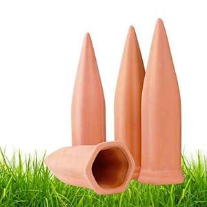 Hantechn - Juego de 3 Estacas de Cerámica Ecológicas Premium para Riego Automático Eficiente de Plantas <span class=keywords><strong>en</strong></span> Macetas de Jardín - Product Image 1