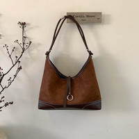 Nouveau design, logo personnalisé, sac à main pour femmes de haute qualité, sac à bandoulière pour femmes, en PU, daim, polyester, simple