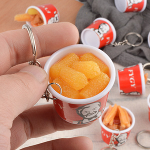 Miniaturas Creativas de Comida de KFC, Llaveros de Juguete, Regalos para Puestos de Mercado Nocturno - Product Image 4