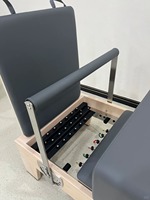 Reformer de Pilates professionnel en bois d'érable, portable, pour studio de yoga, lit de rééducation corporelle, pratique pour l'entraînement physique