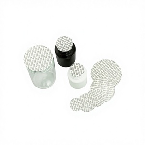 Bouchon à vis en plastique PET PE PP pour bocaux en verre 36 45 64 70mm avec joint d'étanchéité en mousse autocollante jetable - Product Image 3