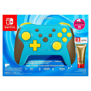 เกมแพดของนินเทนโดสวิตช์สีน้ำเงินสีเหลืองคอนโทรลเลอร์ไร้สายบลูทูธดีไซน์แนวผจญภัย - Product Image 3