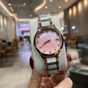 Reloj de Lujo Avanzado con Movimiento de Cuarzo Preciso, Marcadores de Hora con Diamantes, Esfera de Nácar, Correa de Acero Inoxidable, Longines - Product Image 5