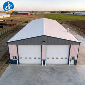 金属结构仓库钢架建筑制造商 钢结构车间施工公司 - Product Image 1