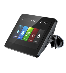 Venta caliente pantalla táctil de 7 pulgadas 360 grados Radio de coche portátil inalámbrico Carplay Android Auto Reverse Video Monitor estéreo de coche - Product Image 1