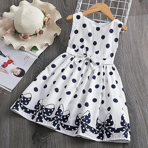 3-12 Years Girls Polka-Dot <b>Dress</b> 2020 Summer Sleeveless Bow Ball Gown Clothing Kids Baby <b>Princess</b> <b>Dresses</b> <b>Children</b> Clothes - Product Image 3