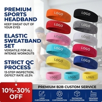 Bandeau de sport en coton anti-transpiration pour adultes, idéal pour la course, le basketball, le fitness et le badminton – Remise de 10 à 30 %