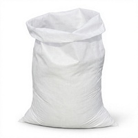 Witte duurzame veelzijdige PP geweven zak, bulk opbergzak, recycleerbare polypropyleen verpakkingszak voor de landbouw