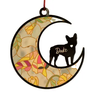 Personalisierte Hunderasse Gedenk-Oronament Verlust Haustier Sympathie Geschenk für Hundelustige bewegliches Andenken-Geschenk für Haustier-Gedenk