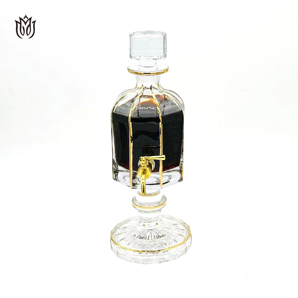 Glass Bottle with Faucet Elegant Durable Solutions