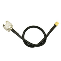 Câble coaxial de type N femelle vers SMA mâle à faible perte RG58 SMA mâle vers N femelle Bulkhead Moun Coax Jumper pour Lora Gateway