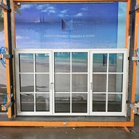 Fenêtres en aluminium à ouverture basculante pour villas de luxe, certifiées NFRC, triple vitrage, fournisseur de fenêtres écoénergétiques