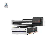 Printer UV Flatbed Baru 6090 3 Head XP600 CMYKW+V Area Cetak 60x90cm Full-Automatic LED UV Curing untuk Kayu Logam Akrilik Ponsel