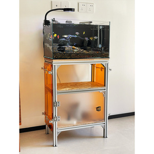 Aluminum Profile Fish Tank Stand Industrial Style 6063 Alloy Custom Size Anodized Surface - Product Image 4