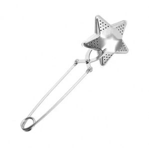 Creative Star Stainless Steel <b>Tea</b> Strainer with Handle Heart Shaped <b>Tea</b> <b>Infuser</b> Golden for Brewing Loose Leaf - Product Image 3