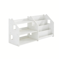 Maßgefertigter Montessori Kinder-Kleiderständer Möbel Holz-Kleiderregal für Kinder Kinderzimmer-Organizer mit Regal Kinder-Bücherregal