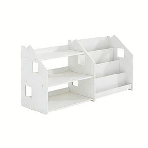 Mueble de Madera Personalizado Montessori para Ropa <span class=keywords><strong>Infantil</strong></span>, <span class=keywords><strong>Perchero</strong></span> para Niños, Organizador de Armario con Estante, Estantería para Libros Infantiles - Product Image 5