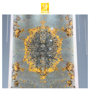 Losas de Piedra Natural para Paredes, Revestimiento de Piso, Azulejos de Lujo para Exteriores de Edificios, Escaleras de Mármol Amarillo Transparente - Product Image 3