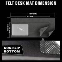 Tapis de Souris de Bureau Grand Format 30x60cm en Feutre Antidérapant à Points, Design Moderne, Logo Personnalisé, Écologique et Durable, Vente en Gros