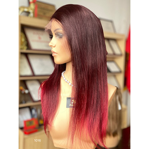 Pelucas sin pegamento personalizables de cabello virgen europeo liso largo con encaje frontal transparente HD - Product Image 5