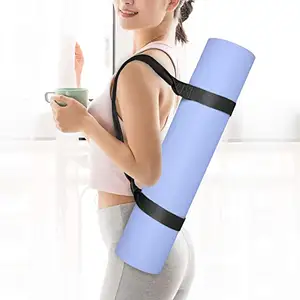 Quality yoga mat strap sling yoga carrying strap premium cotton webbing training yoga exercise strap