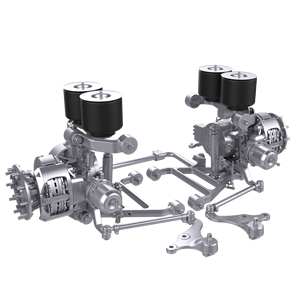 Motor Lateral de Rueda de 110kw de Calidad OEM, Nuevo, con Eje Trasero, Kits de Conversión para Autobús - Product Image 4