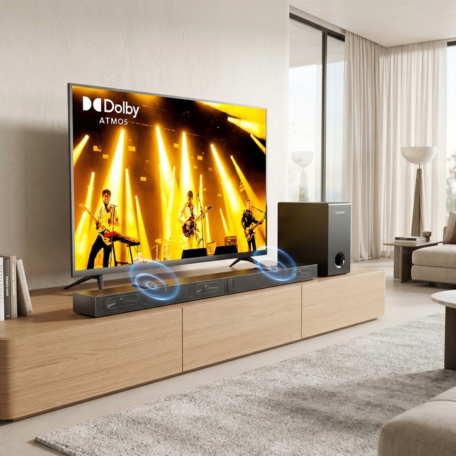 3.1.2CH NOVA S70 TV Soundbar, Surround Sound System and Home Theater with Dolby Atmos, 2 Up-Firing Controllers