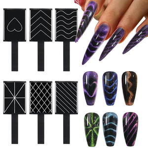 Nuevo Estilo de Imán 3D Negro UV para Uñas, Efecto Ojo de Gato, Arte de Uñas Creativo, Imán de Línea para Ojo de Gato - Product Image 6