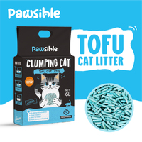 OEM ODM Litière pour chat en tofu écologique, production en usine, biodégradable, jetable, faible coût