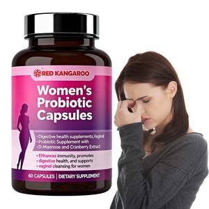 Cápsulas probióticas para mujeres Suplemento probiótico vaginal Extracto de arándano Productos para la salud inmune - Product Image 1