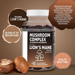 OEM Vegan <span class=keywords><strong>Cordyceps</strong></span> Leões Juba Cogumelo Gomas Extrato Vegetal Suplemento Cogumelo Vitamina Gomas - Product Image 6