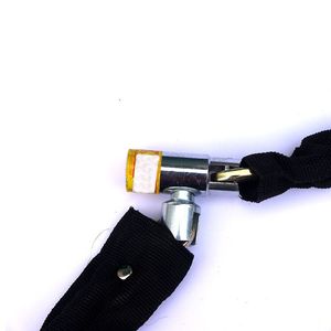 Cadena de Seguridad para Bicicleta, 80 cm de Longitud, Metálica, Antirrobo, Negra, Nueva, para Motocicleta y Vehículo Eléctrico - Product Image 5