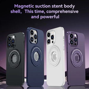 เคสแม่เหล็กสำหรับ <span class=keywords><strong>iPhone</strong></span> 14 13 12 PRO MAX 14 PLUS พร้อมที่วางโทรศัพท์มือถือฝาปิดแบบตั้งเคส PC แบบแข็งที่<span class=keywords><strong>ชาร์จ</strong></span>ไร้สาย - Product Image 2